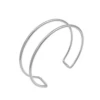 24-silver double strand