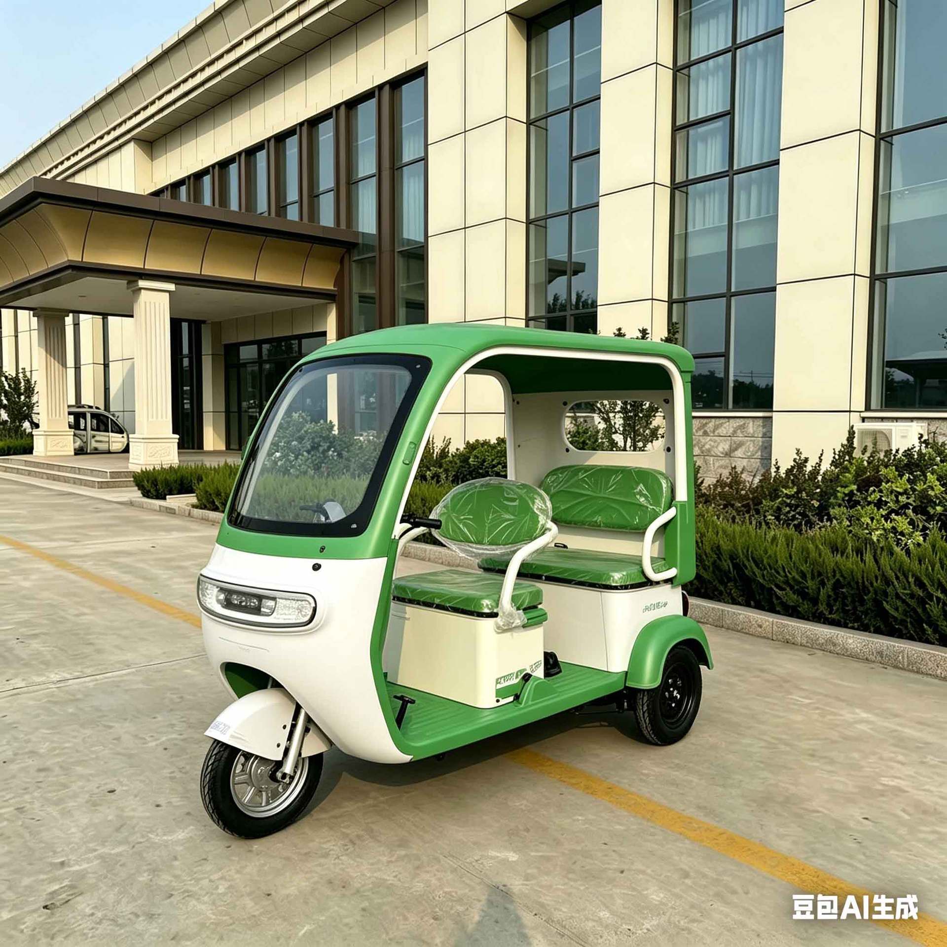 Cross-Border Exclusive Supply of Three-Wheeled Tuk-Tuks, Semi-Enclosed Passenger Tricycles, Durable Tuk-Tuks for the African Market, Quality Tuktuk