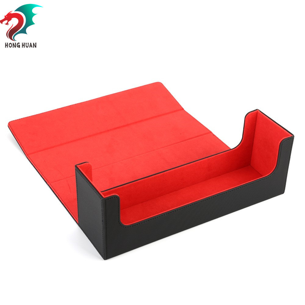 游戏王万智牌迷你贝壳卡砖卡片磁性皮质收纳整理箱卡牌收纳盒磁吸