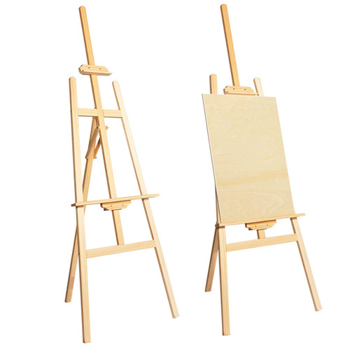 Wooden drawing board easel set multi-functional sketch solid wood children's art bracket type oil painting shelf