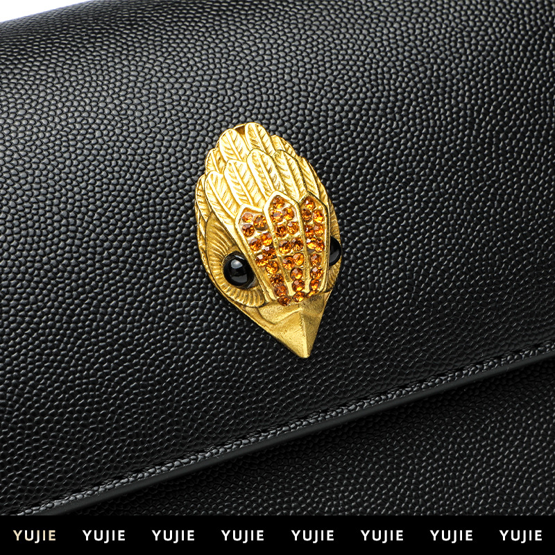 Cross-Border Luxury Snakeskin Bright Color Women's Handbag With Eagle Head Hardware Decoration Shoulder Bag - Thumbnail 3