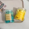 Wave Gravity towel ring (green+yellow)