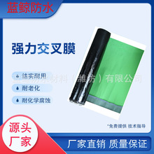 定制快速反应粘强力交叉膜防水卷材 地下室预铺湿铺CPS自粘防水