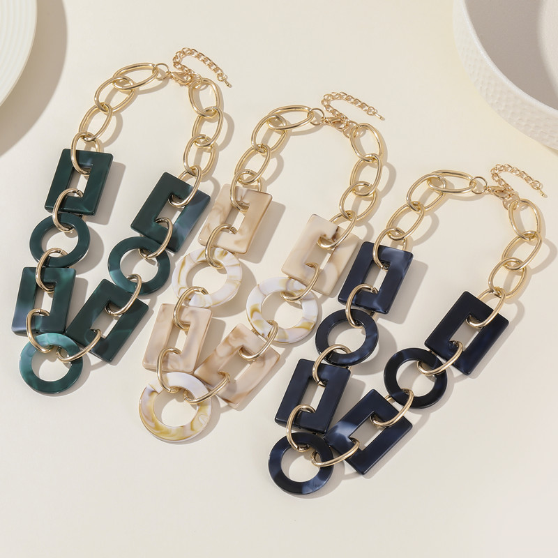 geometric necklace