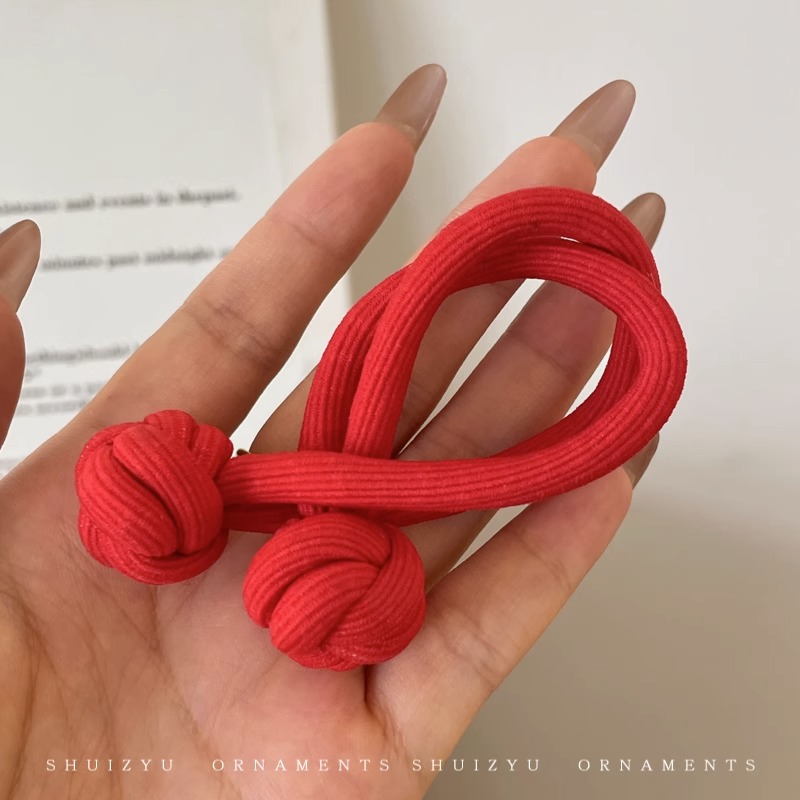 2025 nuevo estilo cuerda para la cabeza niña banda de goma de gama alta cuerda para atar el cabello temperamento de alta gama lazo para el cabello funda de cuero simple tocado