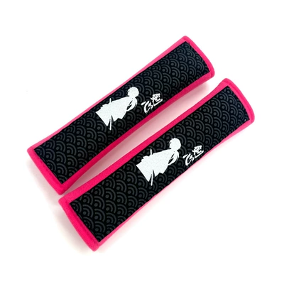 Seat belt shoulder pad JDM Japan thickened soft and - sword-heart-fluorescent-powder