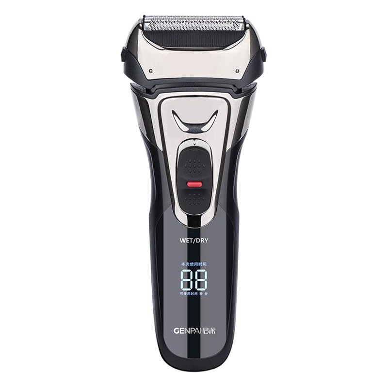 Afeitadora eléctrica recíproca para hombres de lavado de cuerpo completo de tres cuchillos de cabeza emergente patillas Dispositivo de afeitar recargable al por mayor