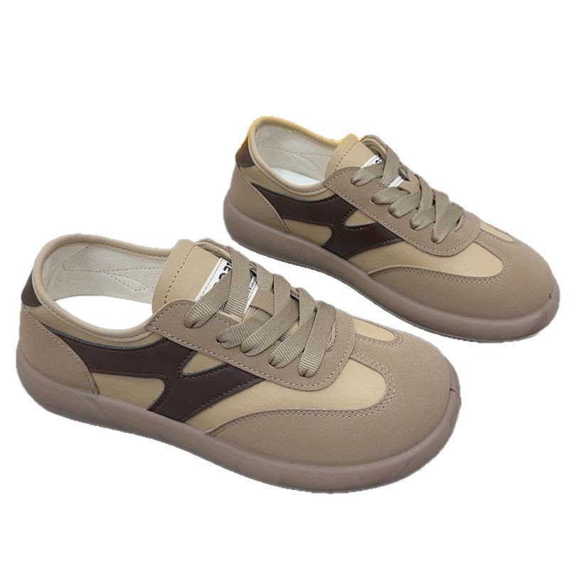 Zapatos de entrenamiento para mujeres primavera de 2026 nuevo retro versátil zapatos deportivos de color, moda casual con suela blanda zapatos de skate cómodos