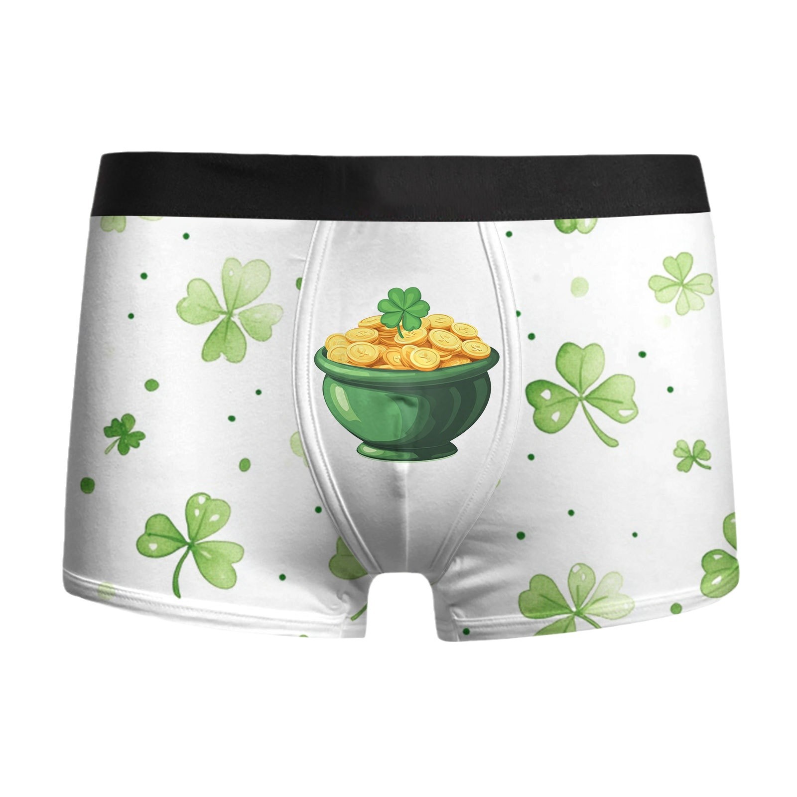 Ropa interior para hombre St. Pa Day, pantalones cuadrangulares para hombre, calzoncillos bóxer de cintura media de gran tamaño transpirables, estampado 3D MP01