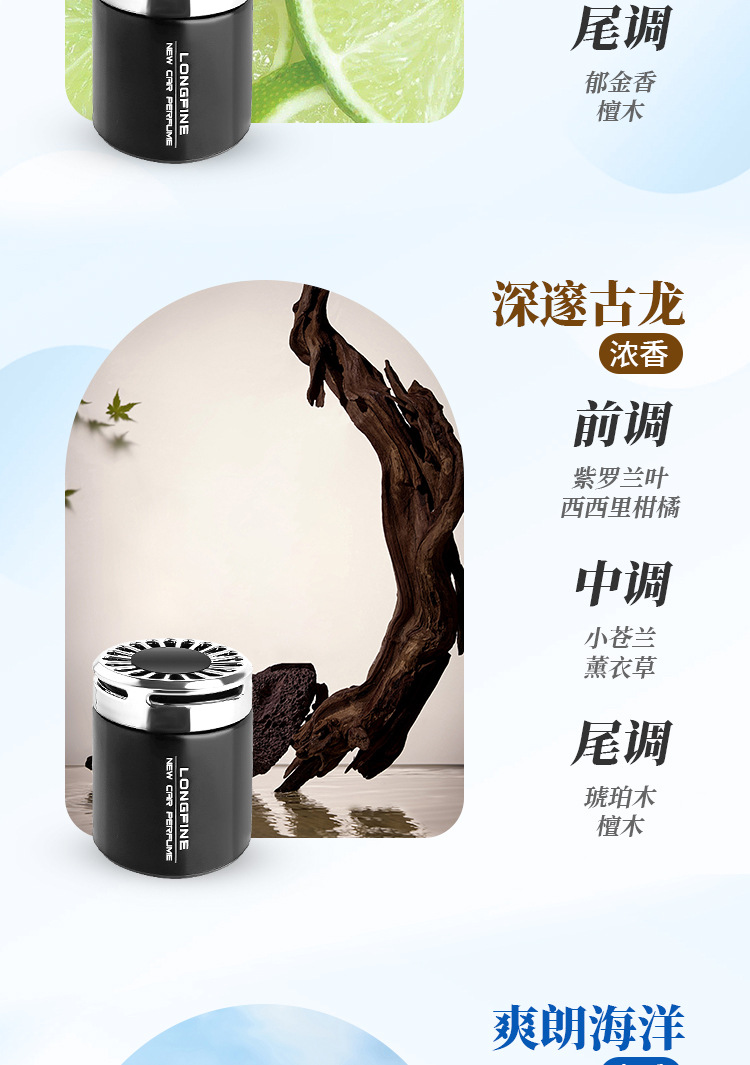 Car Fragrance Perfume Car Solid Interior Supplies Car Air Fresh Agent Car Decorations Daquan Aromatherapy