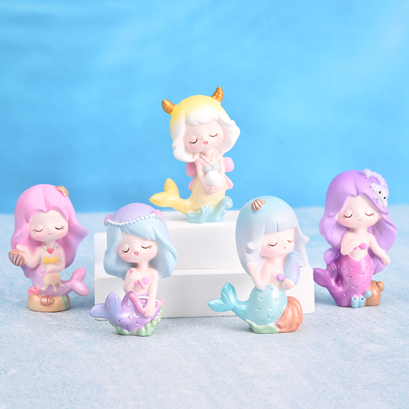New Trendy Course: Mermaid Twelve Constellations Exquisite Creative Blind Box Figurine Desktop Ornament Manufacturer in Stock