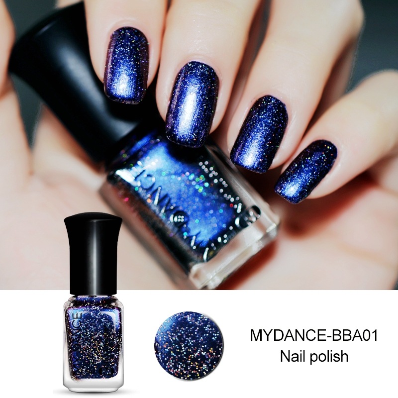 Nuevo esmalte de uñas camaleón aceitoso no pelado insípido de larga duración sin hornear fábrica al por mayor Internet celebridad cielo estrellado manicura