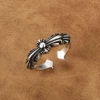 Cross flower ring