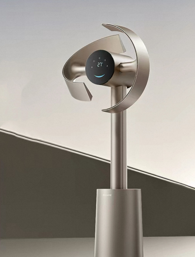 Buscando MF10 biónico ventilador eléctrico de doble ala ventilador de circulación de aire ventilador de piso ventilador sin cuchillas AI inteligente viento natural