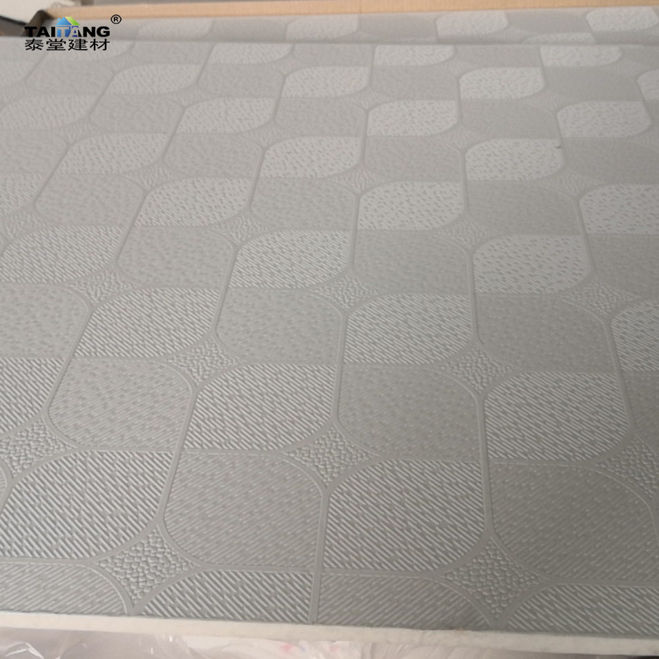 Pvc 60*60 Faux Plafond Cielo Raso En Pvc Gypsum White Ceil