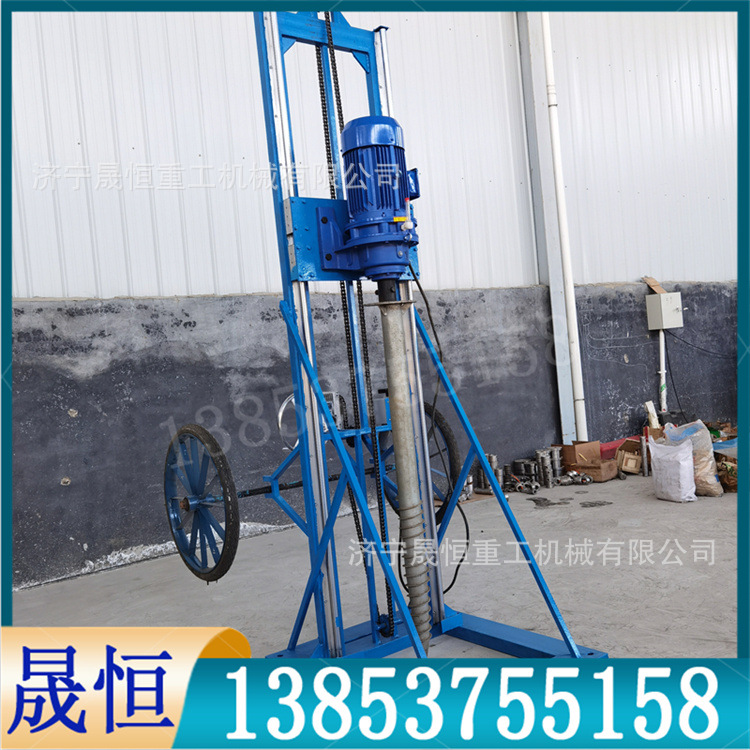 手推光伏钻机 光伏打桩机光伏太阳能工程钻孔 高海拔小型光伏打桩