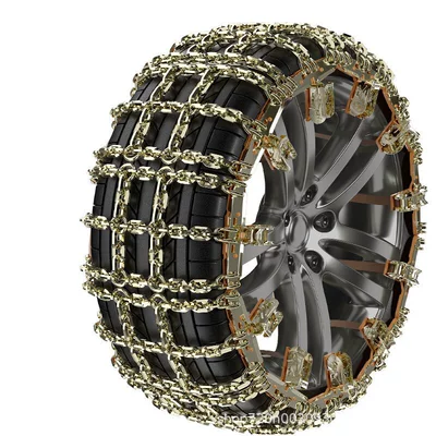 Tire snow chain: Universal for Sedans, Suvs, and