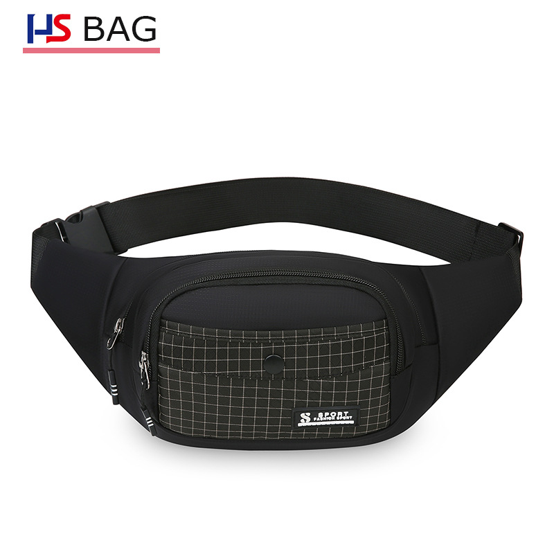 Waist Bag for Men and Women, Water-Repellent, Multi-Functional, Large-Capacity Cashier Business Bag, Construction Site Work Wear-Resistant Sports Mobile Phone Bag