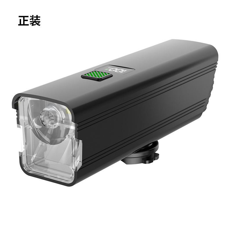 自転車アルミ合金ヘッドライトtype-c充電ランプ夜強光懐中電灯ランプ部品自転車夜間警告|undefined