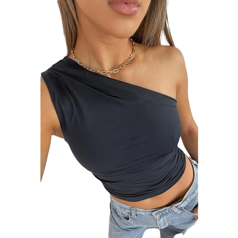 Slim Fit Type Wholesale Women's Simple Style Solid Color Tank Tops