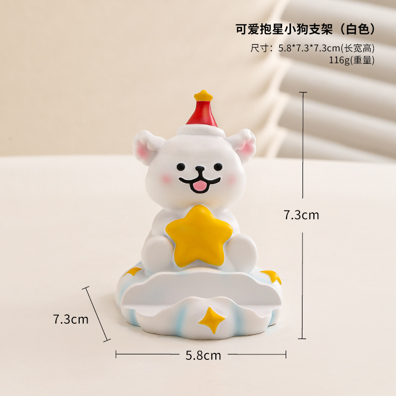 Soporte para teléfono móvil rana linda estación de oficina creativa cosas buenas decoraciones de escritorio regalos de cumpleaños niñas