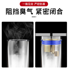 衛生間地漏防臭器下水道防反味神器蓋全銅內芯廁所防蟲下水管通用