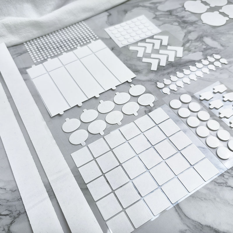 厂家批发圆形透明点点胶强力高粘透纳米胶无痕可移亚克力双面胶