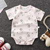 Summer children's cotton breathable bodysuit for early age, children's clothing