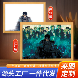 The Attack of Giant One Piece Atmosphere Lamp Explosive Cross-border Lighting Painting DIY Holiday Gift Bedroom Nightlight