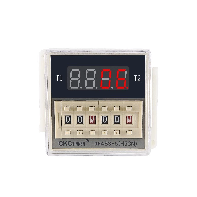 Digital time relay DH48S-S-2Z send base 2 sets of cycle delay dual cycle AC220V 24V