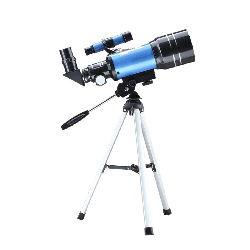 卸売 30070 ブルー天体望遠鏡 70 ミリメートル大口径インテリジェントポータブル子供のエントリーレベルの無料アクセサリー|undefined