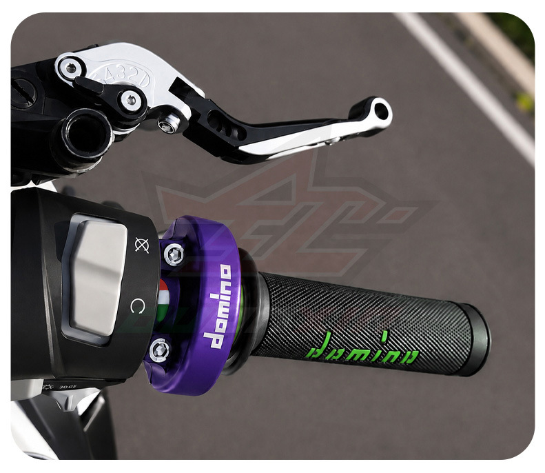 Suitable for Motorcycle Universal Throttle Modification Parts, Large-Displacement Throttle Domino Handlebar Dual-Line Throttle Mount