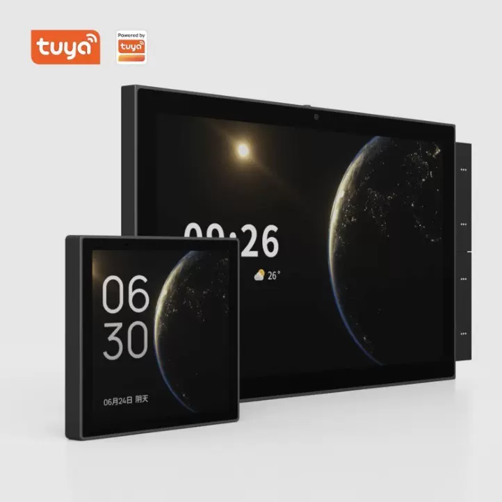 WiFi涂鸦智能家居中控屏app定时触摸面板zigbee网关智能中控