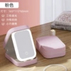 Falling cherry powder [regular zipper style] smooth leather surface
