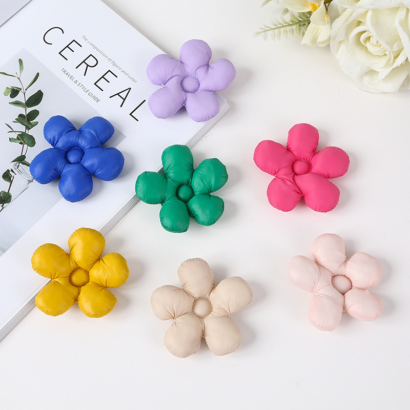 亮光充棉花朵布艺配饰材料 手工DIY发饰包包装饰辅料箱包挂件批发