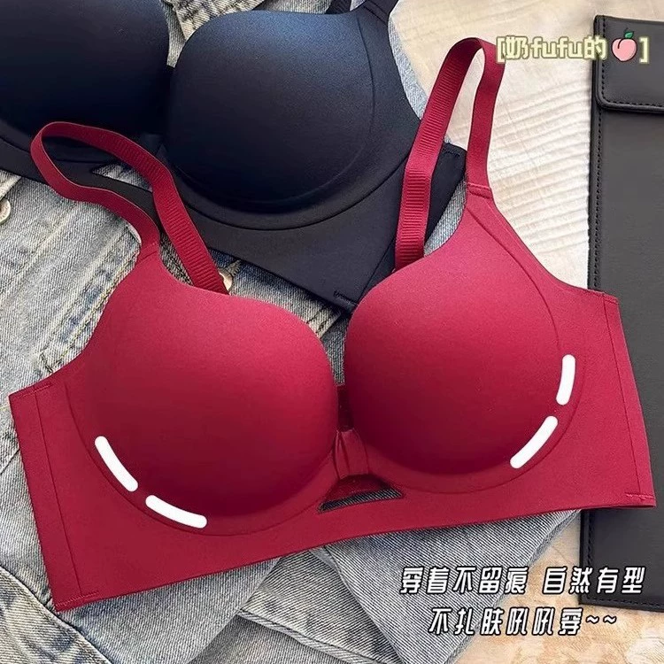 Красное нижнее белье, бюстье push-up, беспроводной бюстгальтер, подвеска на день рождения для невесты