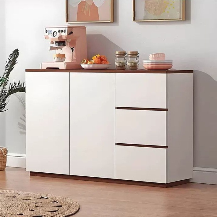 Living room storage cabinet, modern and simple, wall-mounted integrated sideboard, office tea cabinet, storage cabinet