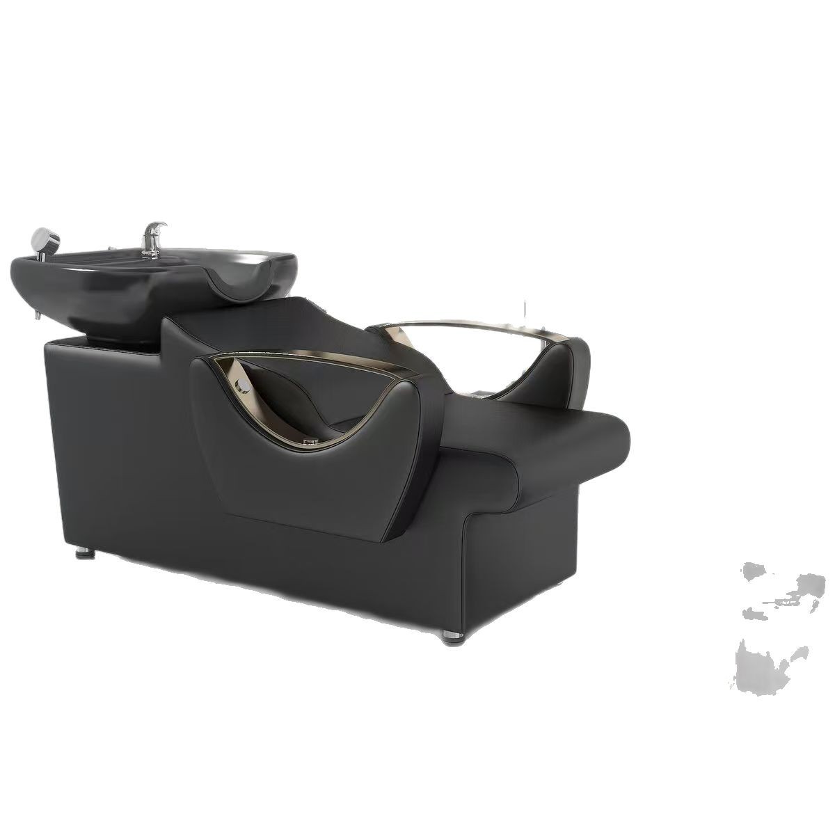 Red en línea lavabo de cerámica lavabo de cabello salón de pelo sillón lavabo de cabello cama de lavado de agua lavabo de cabello barbería cama de lavabo de cabello cómodo