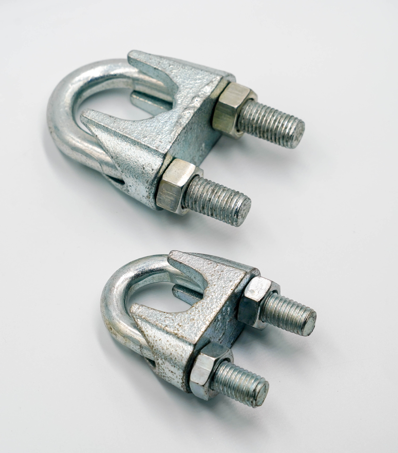 电镀锌美式玛钢卡头 钢丝绳夹头 规格齐全 船用五金索具