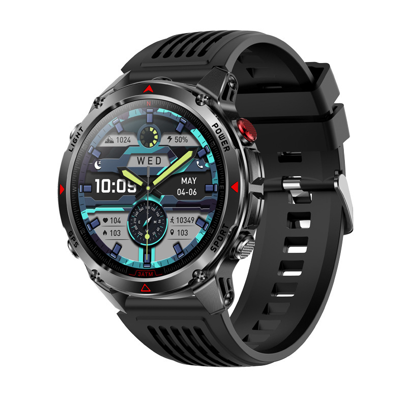 HT37 Factory Direct Sales GPS Smartwatch With Six Star Positioning 3 ATM Waterproof Outdoor Sports Watch_voghion.com