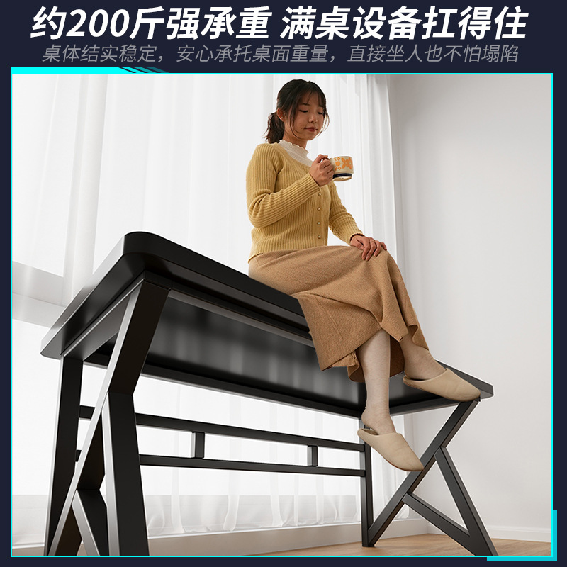 Mesa de computadora de escritorio de madera maciza mesa de deportes electrónicos dormitorio simple mesas de escritorio rectangulares escritorio de escritorio de estudiantes