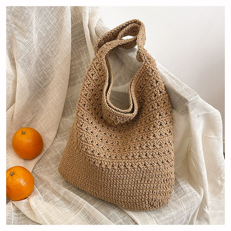 Woven one-shoulder bag, for import