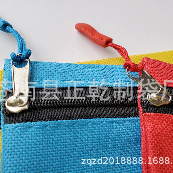 Pencil case, pendant with zipper for documents