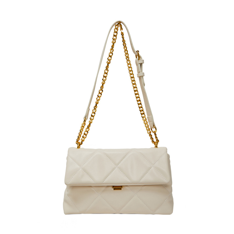 Bolso para mujeres 2025 nuevo estilo transfronterizo de tendencia europea y americana bolso de cadena de diamante nicho de moda alta sensación de mochila de viaje