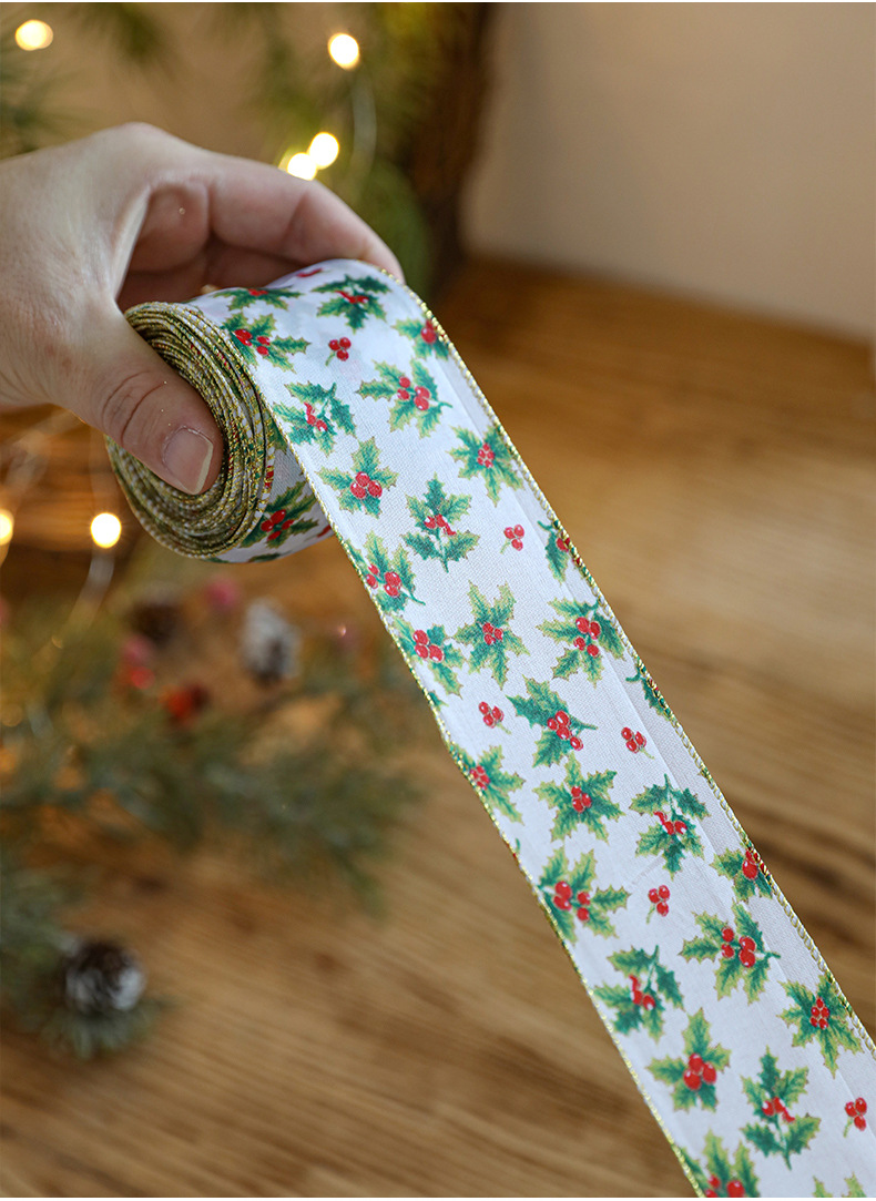 25g Weight Colored Ribbons Event & Party Supplies 1 Roll Quantity Holiday, Banquet Occasion Christmas Festival Gingerbread, Letter Pattern Cartoon Style, Cute Style Christmas Cartoon Style Cute Gingerbread Letter Holiday Banquet Colored Ribbons Party Accessories 4