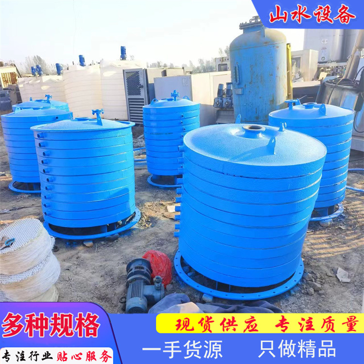 供应高压冷凝器二手塘瓷片冷凝器 碳钢换热器搪瓷冷凝器 多种型号