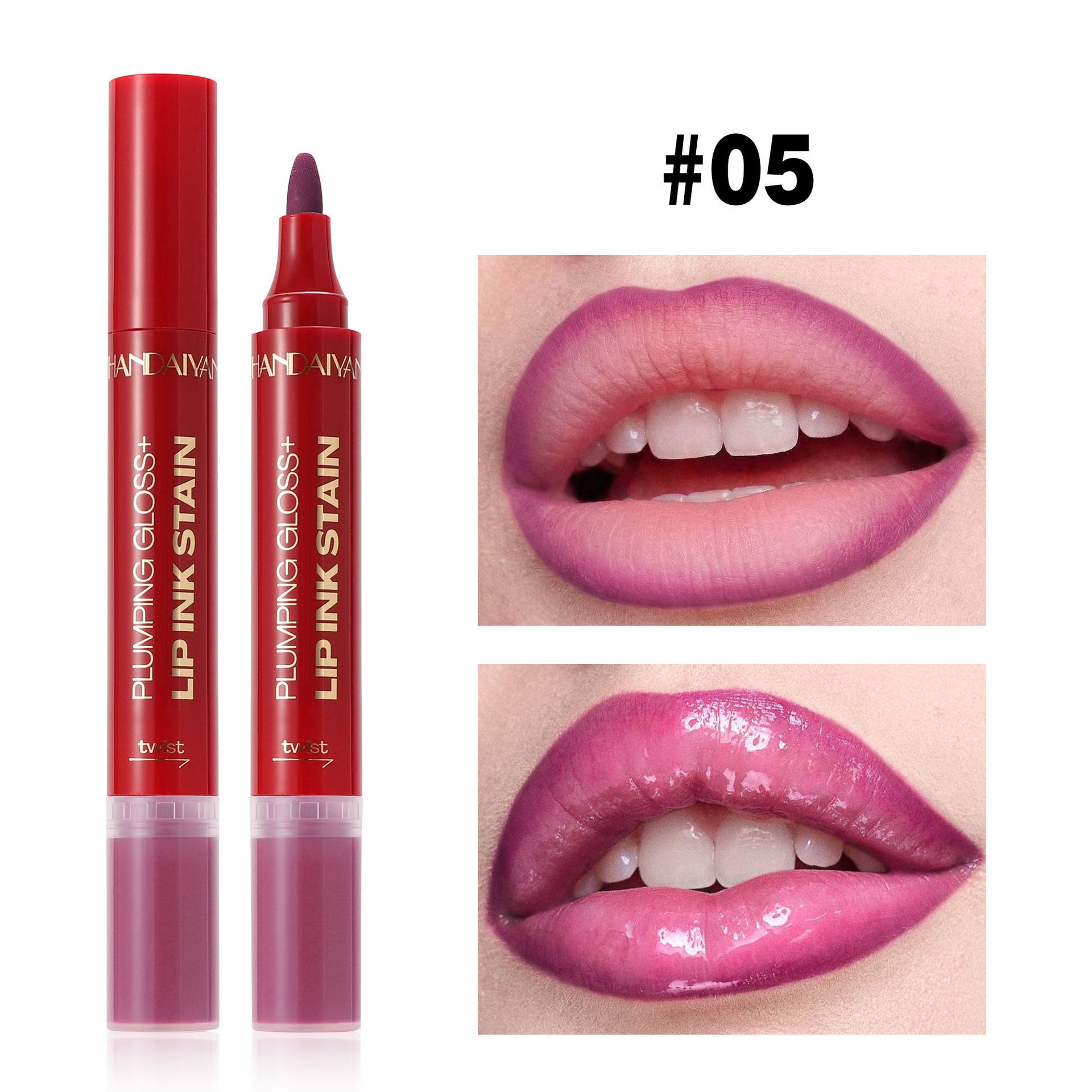 Comercio exterior transfronterizo en el extranjero 2 - en - 1 lápiz labial, un lápiz labial multicolor, un lápiz labial blanqueador, un viaje de viaje, un viaje de viaje.