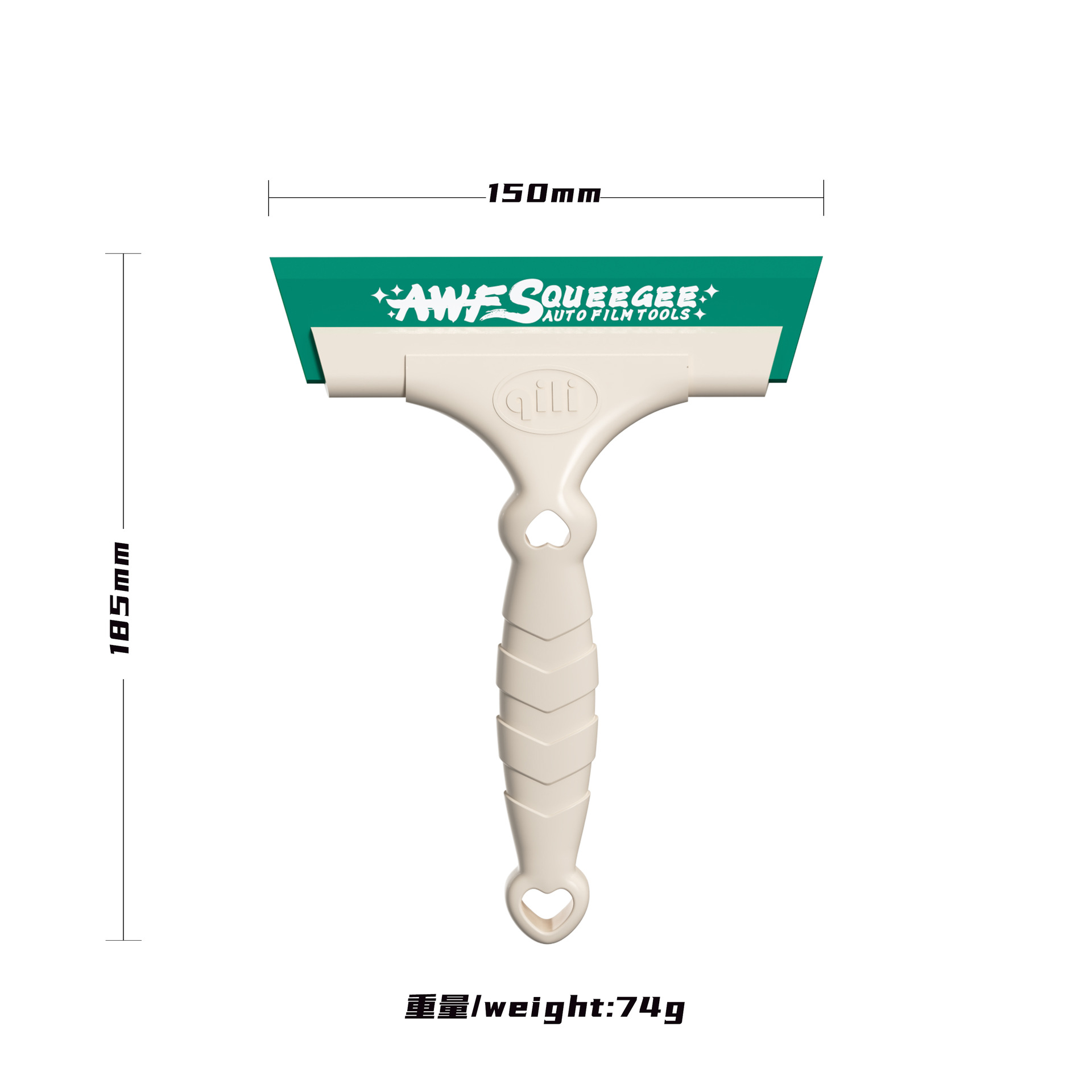 Herramienta de adhesión de película de automóvil de fuerza super suave, raspador de agua de tendón de toro super suave, raspador de agua de lavado de vidrio, raspador de agua de película solar, raspador de agua de película de ventana image 4