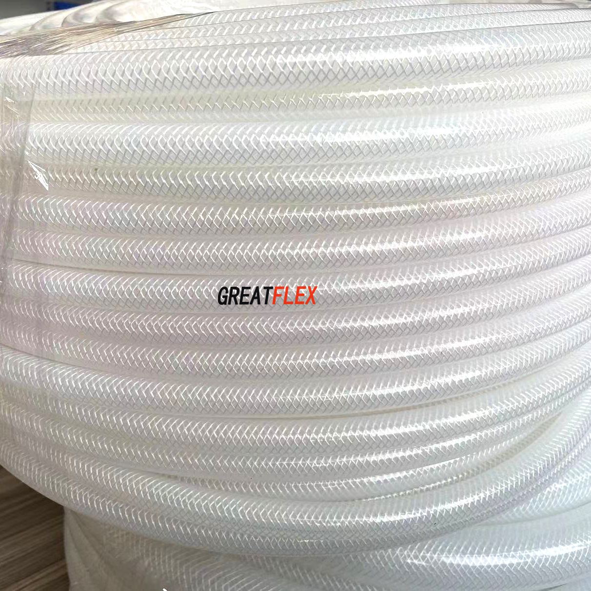 GREATFLEX聚酯纤维增强软管硅胶塑料编织网纹水管直供BP20