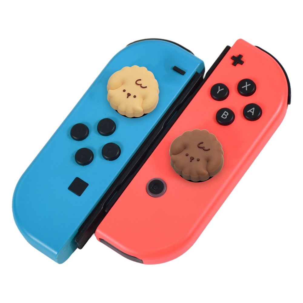 Suitable for Switch Game Controller Caps Joycon Cute Puppy Oled Silicone Anti-Slip Game Joystick Protective Cover
